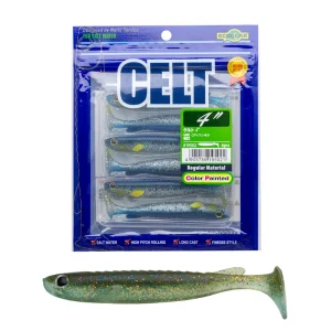 Vinilo EcoGear Celt 4″ COLOR 545 BAITFISH MAGIC