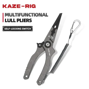 Kaze-Rig Pro-Grip Fishing Pliers – Alicate de pesca multifuncional ProGrip