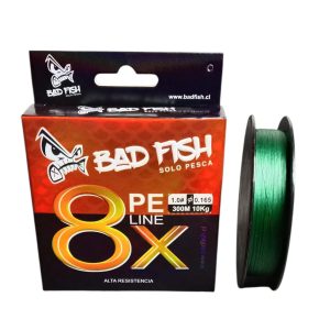 Bad Fish 8X PE LINE / 300mt. VERDE