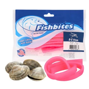 FishBites E-Z Clam Long Lasting Pink ESENCIA DE ALMEJA