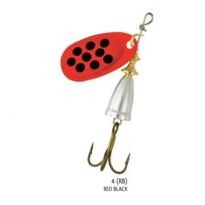 SPINNER VB #1 3g Color #4 Red Black